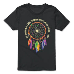 Dreamcatcher Native American Tribal Native Americans print - Premium Youth Tee - Black