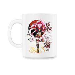 Ninja Kawaii Anime Girl for Martial Arts Enthusiasts product - 11oz Mug - White