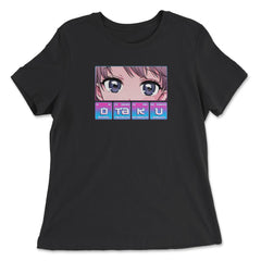 Funny Otaku Anime Periodic Table Elements Product design - Women's Relaxed Tee - Black