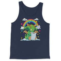 Baby Dragon Sleeping on a Cloud For Fantasy Fans design - Tank Top - Navy