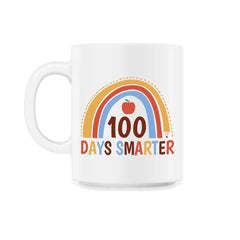 100 Days Smarter 100 Days of School Boho Rainbow Costume product - 11oz Mug - White