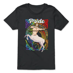 Gay Zodiac LGBTQ Zodiac Sign Sagittarius Rainbow Pride design - Premium Youth Tee - Black