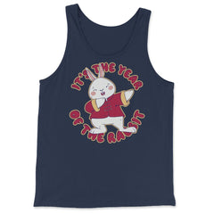 Chinese New Year of the Rabbit 2023 Dabbing Bunny design - Tank Top - Navy