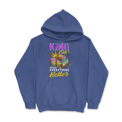 Mardi Gras King Cake Makes Everything Better Funny product Hoodie - Royal Blue