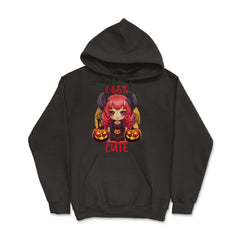 666% Cute Chibi Girl Devil Halloween product - Hoodie - Black