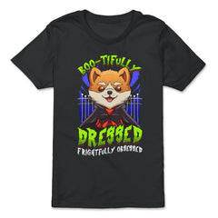 Cute Dog In Halloween Costume Boo-tifully Dressed Design product - Premium Youth Tee - Black