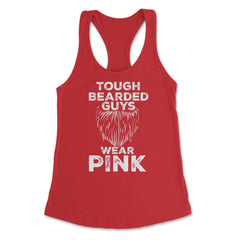Tough Bearded Guys Wear Pink Breast Cancer Awareness product Women's - Red