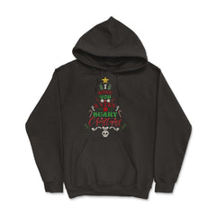 I Wish You a Very Scary Christmas Funny Kawaii Xmas Tree product - Hoodie - Black