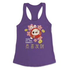 Chinese New Year of the Rabbit 2023 Daruma Doll Bunny product Women's - Purple