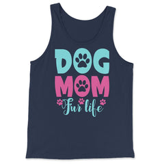 Dog Mom Fur Life Fur Mom for Women product - Tank Top - Navy
