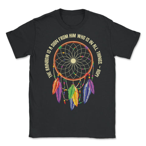 Dreamcatcher Native American Tribal Native Americans print - Unisex T-Shirt - Black