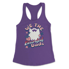 We The Bearded Dads 4th of July Independence Day design Women's - Purple