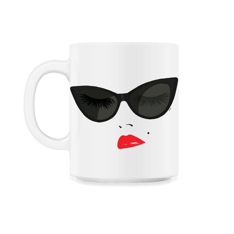 Eyeglasses Lips & Lipstick T-Shirt  11oz Mug