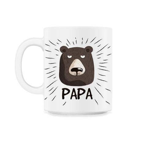 Papa Bear Funny Humor T-Shirt Fathers Day Tee Gift 11oz Mug