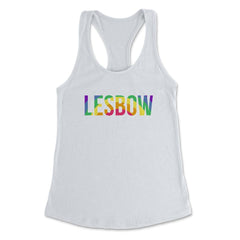 Lesbow Rainbow Word Gay Pride Month 2 t-shirt Shirt Tee Gift Women's