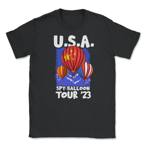 Spy Balloon Tour 2023 February 4th, 2023,Spy Balloons Funny design - Black