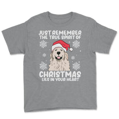 Just Remember True Spirit of Christmas Lies in Your Heart graphic - Grey Heather