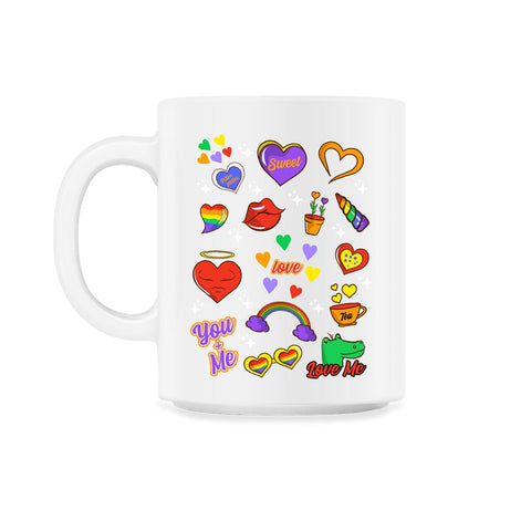 Gay Pride LGBTQ+ Collection Fun Gift design 11oz Mug - White