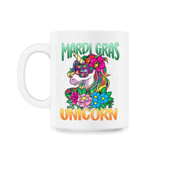 Mardi Gras Unicorn with Masquerade Mask Funny product 11oz Mug