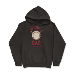 Baseball Dad Like a Regular Dad but Way Cooler Baseball Dad product - Hoodie - Black