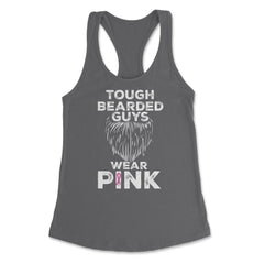 Tough Bearded Guys Wear Pink Breast Cancer Awareness product Women's - Dark Grey