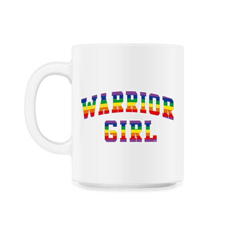 Warrior Girl Pride t-shirt Gay Pride Month Shirt Tee Gift 11oz Mug