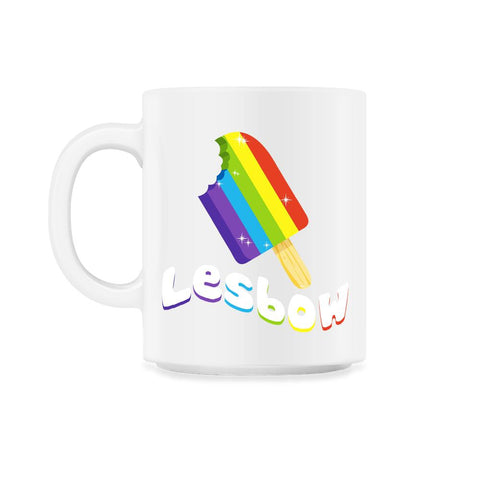 Lesbow Rainbow Ice cream Gay Pride Month t-shirt Shirt Tee Gift 11oz