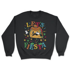 Let's Fiesta Taco Dabbing Cinco De Mayo Mexican Party product - Unisex Sweatshirt - Black