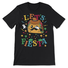 Let's Fiesta Taco Dabbing Cinco De Mayo Mexican Party product - Premium Unisex T-Shirt - Black