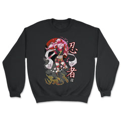 Ninja Kawaii Anime Girl for Martial Arts Enthusiasts product - Unisex Sweatshirt - Black