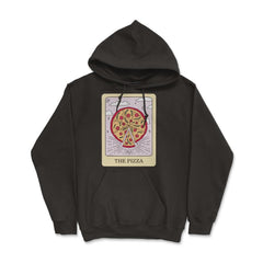 The Pizza Foodie Tarot Card Pizza Lover Fortune Teller graphic - Hoodie - Black