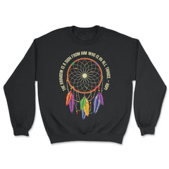 Dreamcatcher Native American Tribal Native Americans print - Unisex Sweatshirt - Black