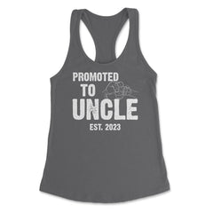 Funny Promoted To Uncle Est 2023 Soon To Be Uncle design Women's - Dark Grey