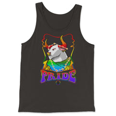 Gay Zodiac LGBTQ Zodiac Sign Taurus Rainbow Pride graphic - Tank Top - Black
