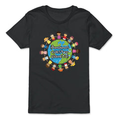 Happy Earth Day for Kids Around the World graphic - Premium Youth Tee - Black