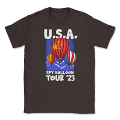 Spy Balloon Tour 2023 February 4th, 2023,Spy Balloons Funny design - Brown