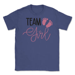 Funny Team Girl Baby Shower Gender Reveal Announcement product Unisex - Purple