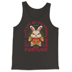 Chinese New Year of the Rabbit Chinese Aesthetic graphic - Tank Top - Black