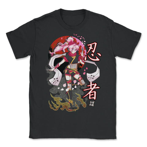 Ninja Kawaii Anime Girl for Martial Arts Enthusiasts product - Unisex T-Shirt - Black