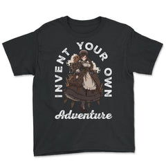 Steampunk Invent Your Own Adventure Steampunk Anime Girl product - Youth Tee - Black