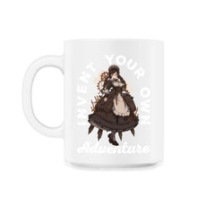 Steampunk Invent Your Own Adventure Steampunk Anime Girl product - 11oz Mug - White