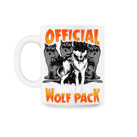 Official Member of the Wolf Pack Vintage Halloween 11oz Mug