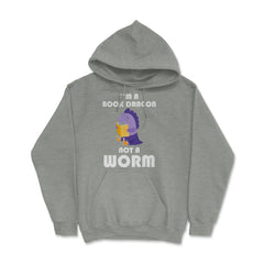 Funny Book Lover Reading Humor I'm A Book Dragon Not A Worm design - Grey Heather