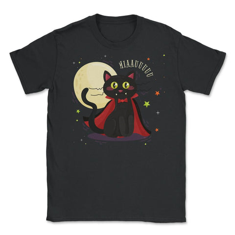 Catula Halloween Cat Novelty T Shirt Tee Gifts Unisex T-Shirt - Black