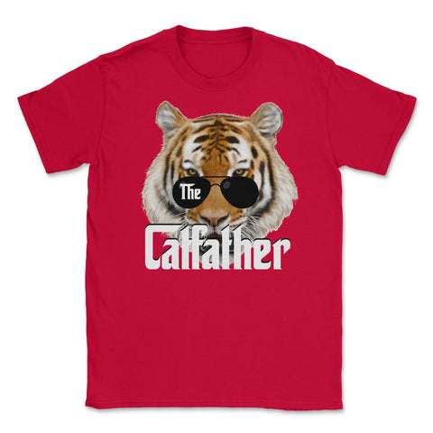 The Catfather2 Color Unisex T-Shirt - Red