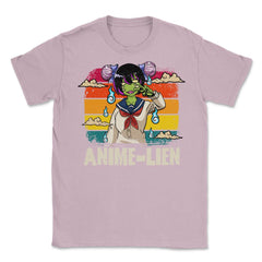 Halloween Cute Anime Alien Cosplay Manga Character Gift Unisex T-Shirt - Light Pink
