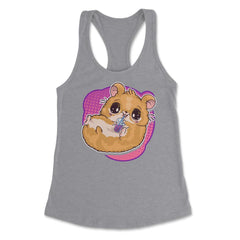 Boba Tea Bubble Tea Cute Kawaii Hamster Gift product Women's - Heather Grey