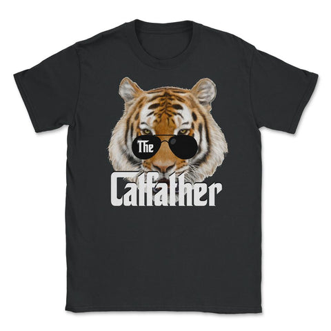 The Catfather2 Color Unisex T-Shirt - Black