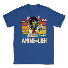 Halloween Cute Anime Alien Cosplay Manga Character Gift Unisex T-Shirt - Royal Blue