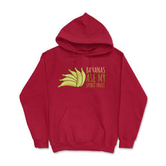 Bananas are My Spirit Fruit Funny Humor product Hoodie - Red